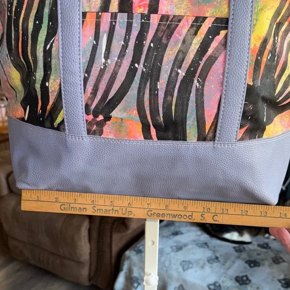Colorful Abstract Tote Bag - Picture 4 of 11